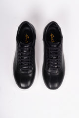 Guild 6204 Schwarze Sportschuhe aus 100 % Leder