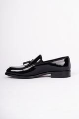 Guild 6205 Schwarze Lacklederschuhe aus 100 % Leder