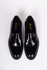 Guild 6205 Schwarze Lacklederschuhe aus 100 % Leder