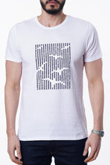 Guild 8012 Slim Fit Rundhals-T-Shirt in Weiß