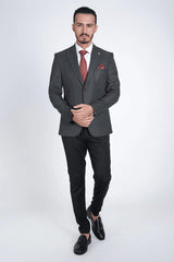 Guild Bonn Slim Fit Sakko Graue