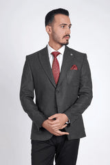 Guild Bonn Slim Fit Sakko Graue