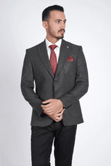 Guild Bonn Slim Fit Sakko Graue