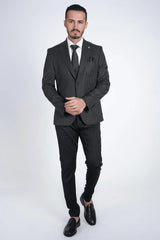 Guild Bonn Slim Fit Sakko Marineblau