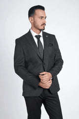 Guild Bonn Slim Fit Sakko Marineblau