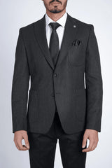 Guild Bonn Slim Fit Sakko Marineblau