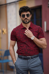 Guild Hamilton Claret Red T-Shirt