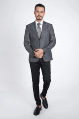 Guild Kassel Slim Fit Sakko Antrazhit