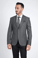 Guild Kassel Slim Fit Sakko Antrazhit