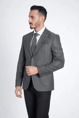 Guild Kassel Slim Fit Sakko Antrazhit