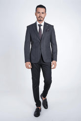 Guild Kassel Slim Fit Sakko Schwarzer