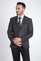 Guild Kassel Slim Fit Sakko Schwarzer