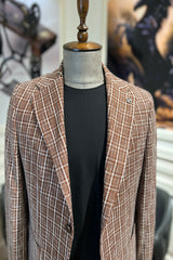 Guild Kazan Slim Fit Sakko Braun