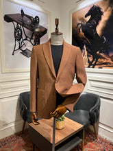 Guild Kratos Slim Fit B-strech Sakko Braun