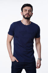 Guild Manila Marineblaues T-Shirt