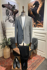 Guild Meriç Slim Fit Sakko Grauer