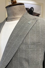 Guild Meriç Slim Fit Sakko Grauer