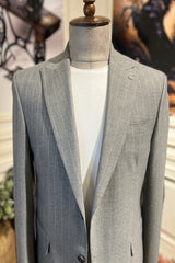 Guild Meriç Slim Fit Sakko Grauer