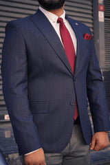 Guild Meriç Slim Fit Sakko Marineblauer