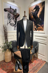 Guild Meriç Slim Fit Sakko Schwarzer