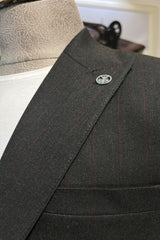 Guild Meriç Slim Fit Sakko Schwarzer