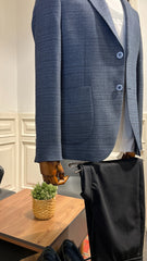 Guild Riga Slim Fit Sakko Saxblaue