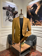 Guild Komotini Slim Fit B-strech Sakko Braun