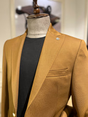 Guild Komotini Slim Fit B-strech Sakko Braun