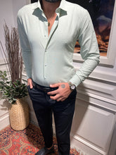 Guild Slim Fit Oxford Hemd Mintgrünes