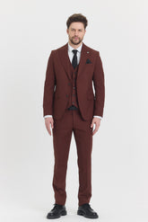 Guild Risan Schmal geschnittener Anzug mit gefliester Weste