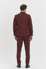 Guild Risan Schmal geschnittener Anzug mit gefliester Weste