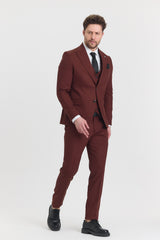 Guild Risan Schmal geschnittener Anzug mit gefliester Weste