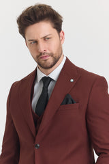 Guild Risan Schmal geschnittener Anzug mit gefliester Weste