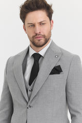Guild Risan Schmal geschnittener Anzug in Grau mit Weste