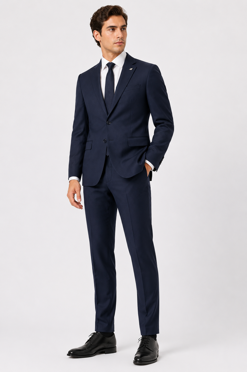 Guild Nitra Slim Fit 2 Teilege Anzug Marineblau