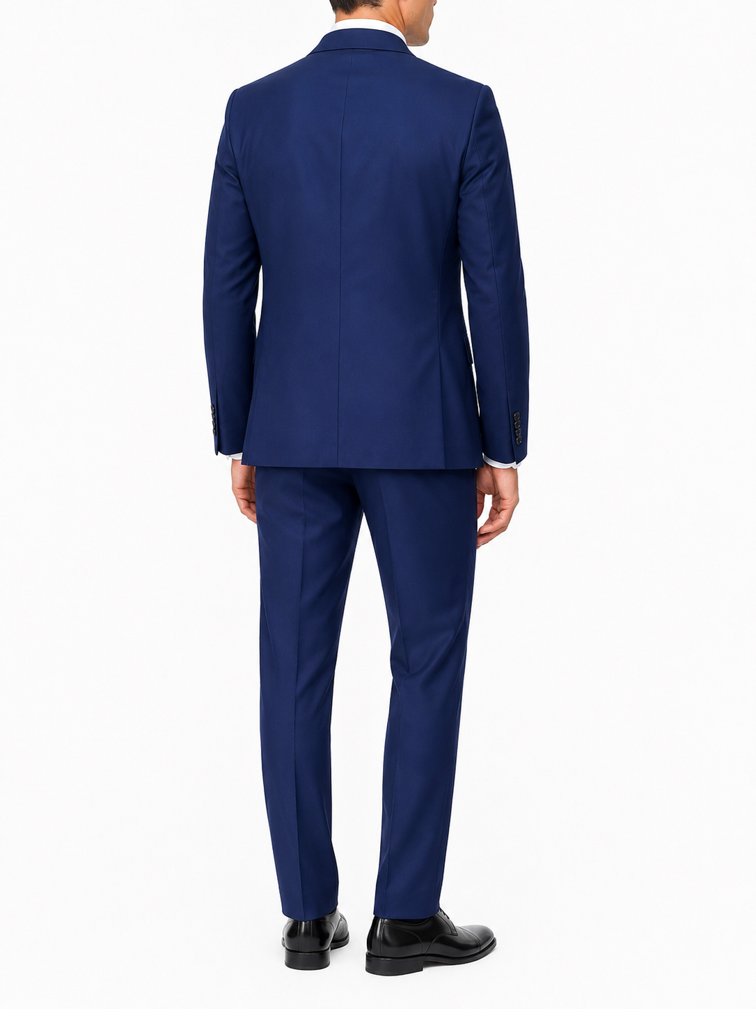 Guild Portici Slim Fit 3-teilige mit Weste Anzug Navyblau