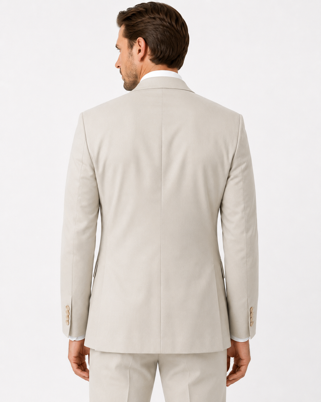 Guild Nitra Slim Fit 2 Teilege Anzug Beige
