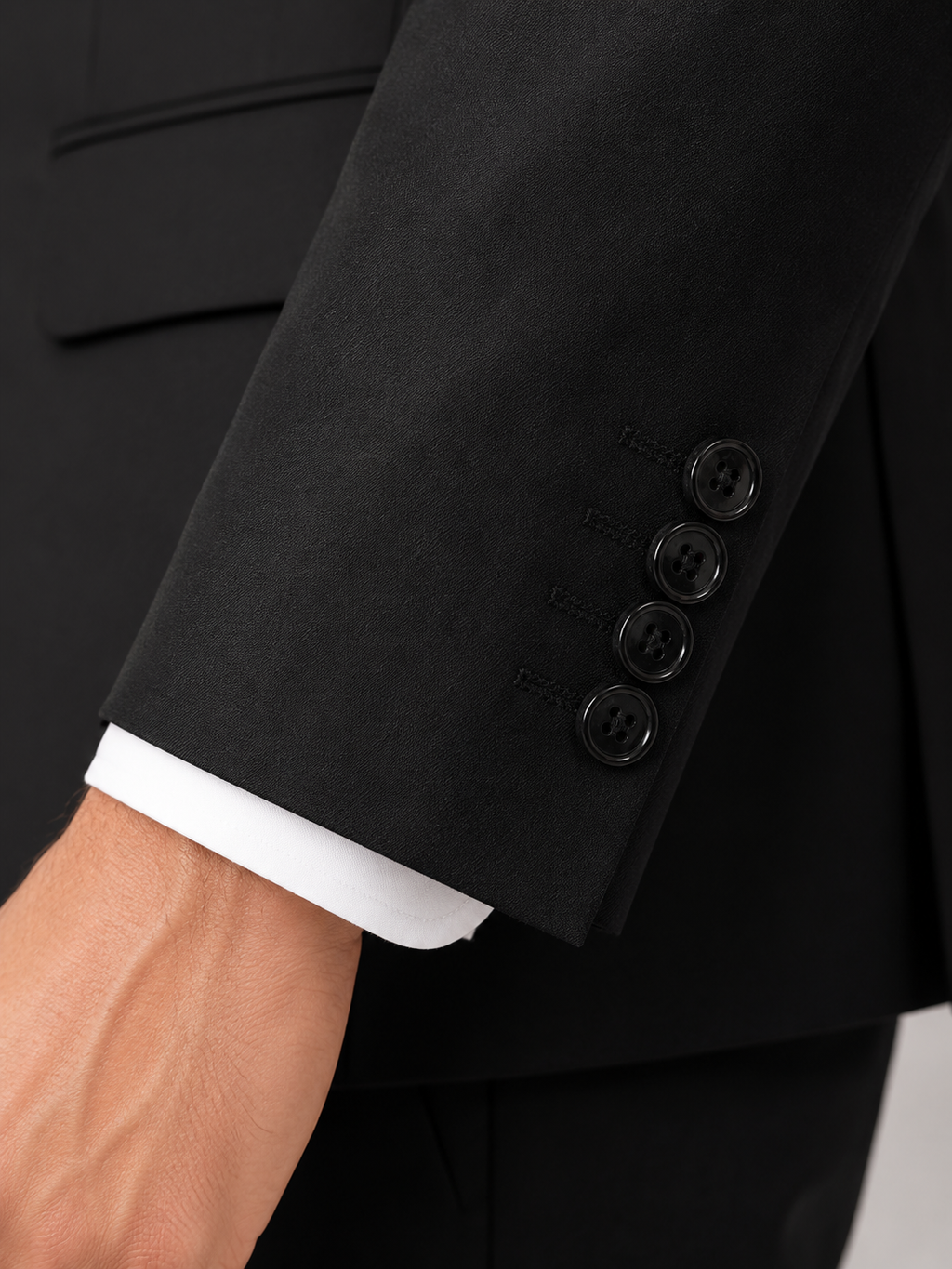 Guild Nitra Slim Fit 2 Teilege Anzug Schwarz