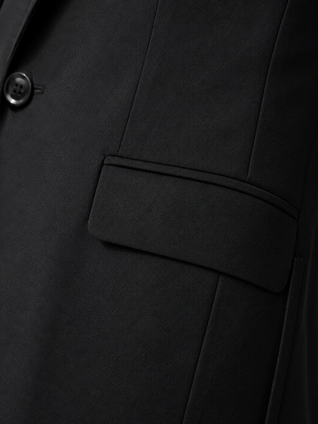 Guild Portici Slim Fit 3-teilige mit Weste Anzug Schwarz