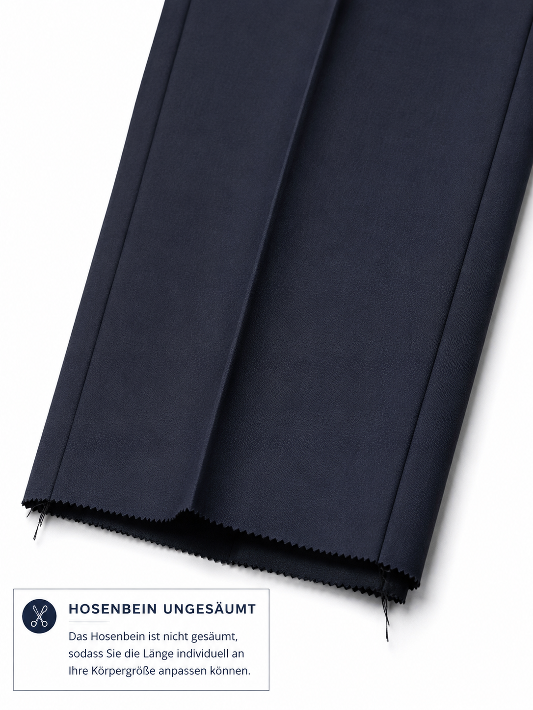 Guild Portici Slim Fit 3-teilige mit Weste Anzug Marineblau