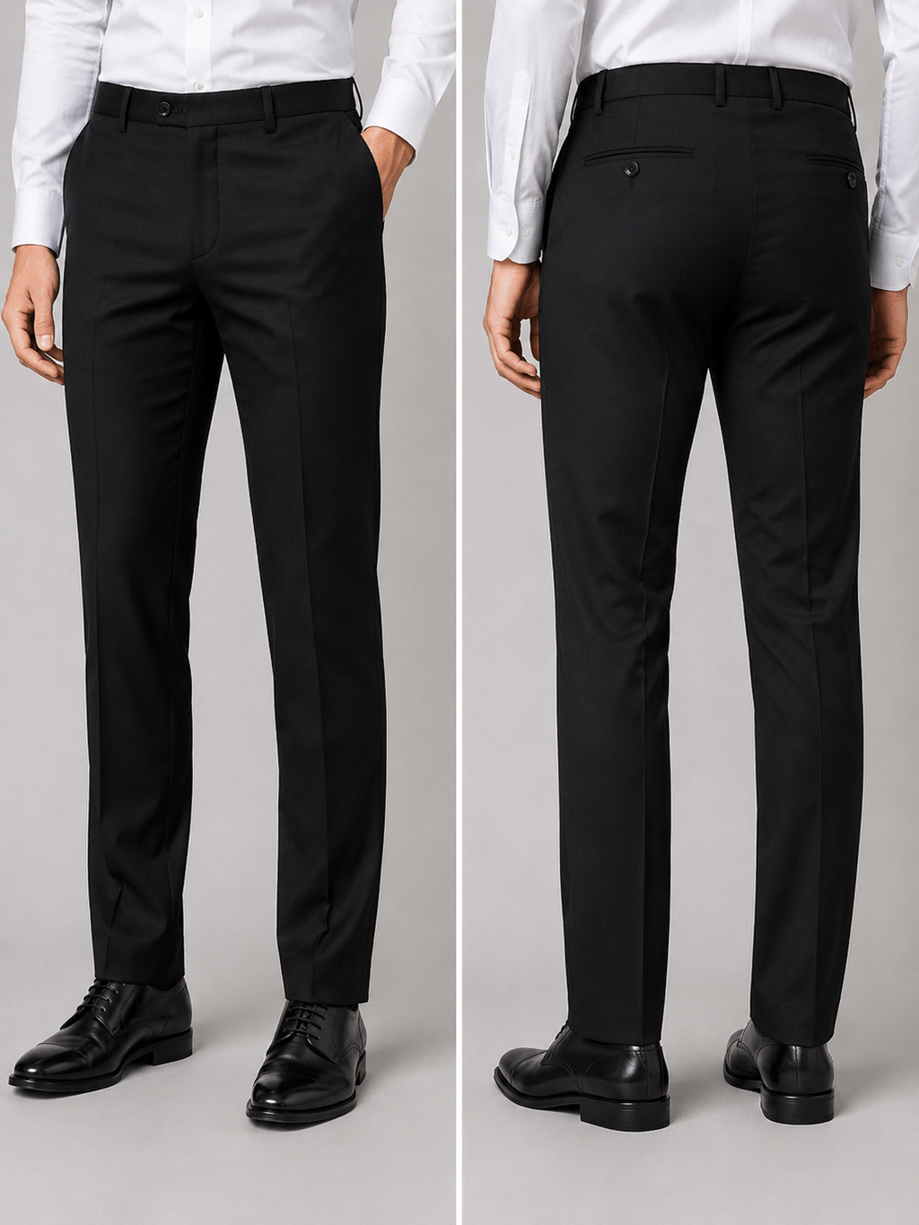 Guild Nitra Slim Fit 2 Teilege Anzug Schwarz
