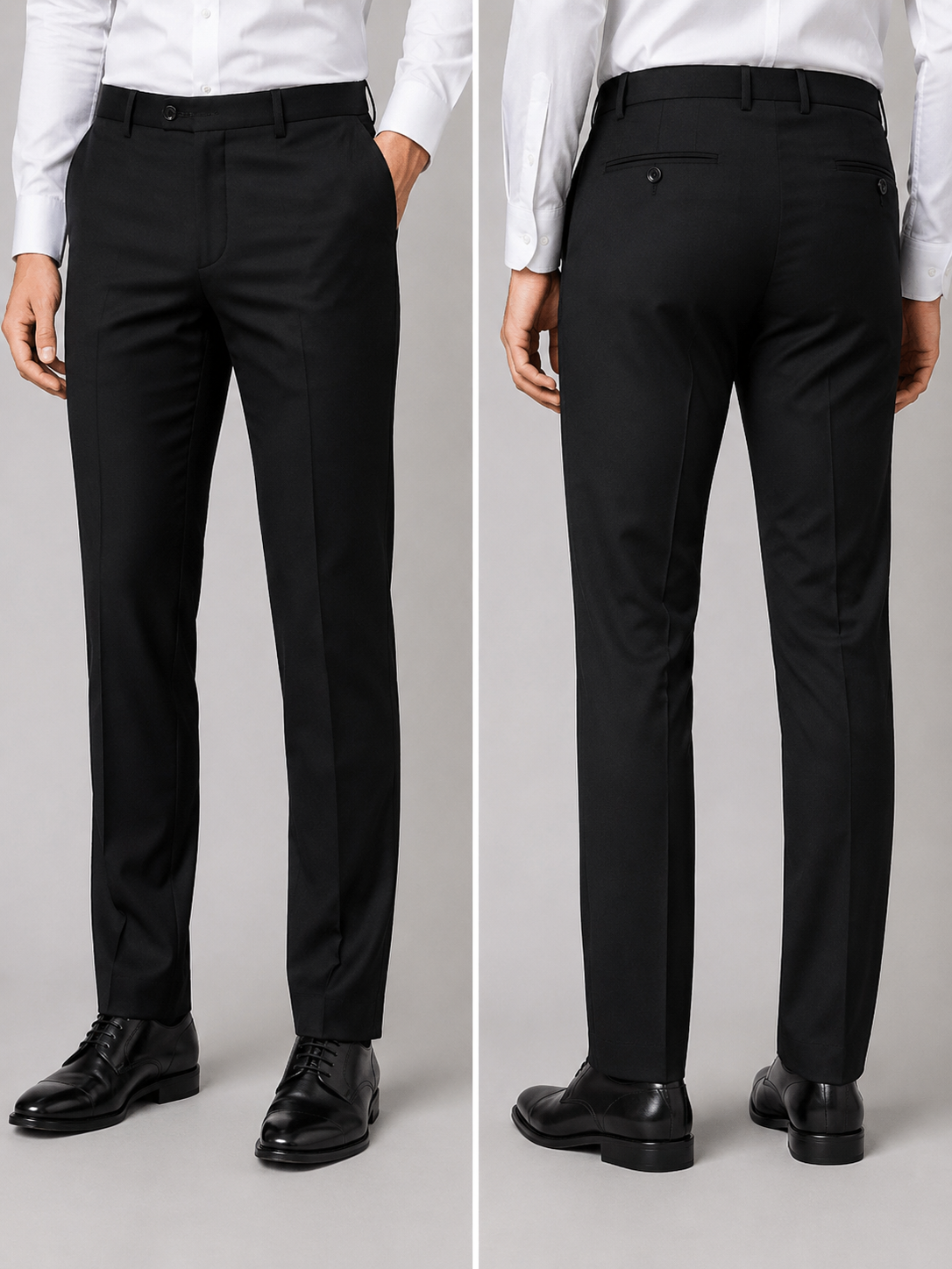 Guild Nitra Slim Fit 2 Teilege Anzug Schwarz