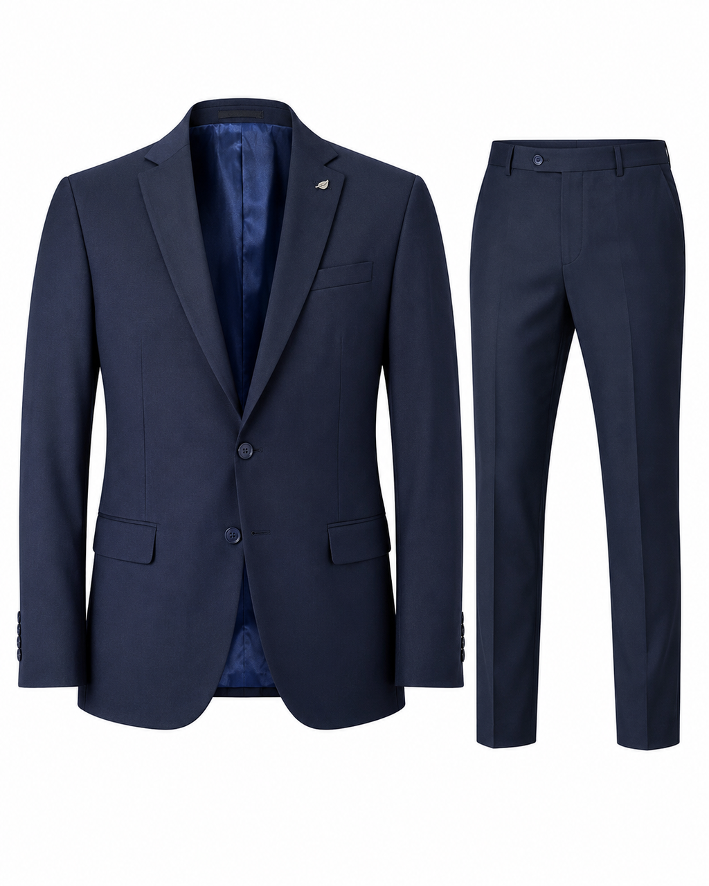 Guild Nitra Slim Fit 2 Teilege Anzug Marineblau