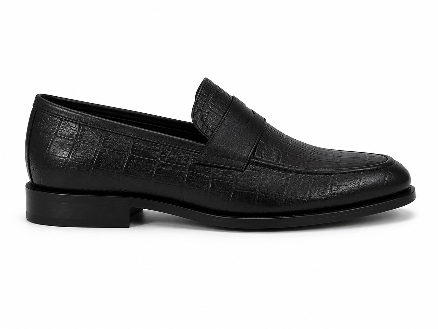 100 % Leder  Schwarze Schuhe