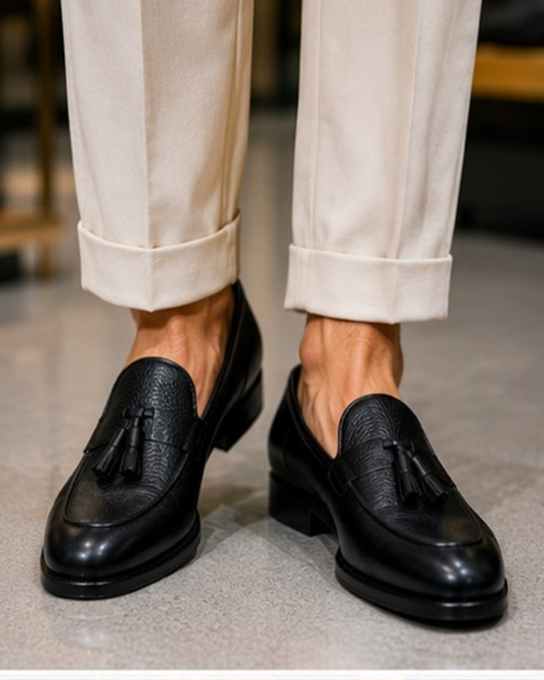 Schwarz Schuhe aus 100% Leder