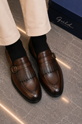 Braune Loafer Schuhe aus 100 % Leder