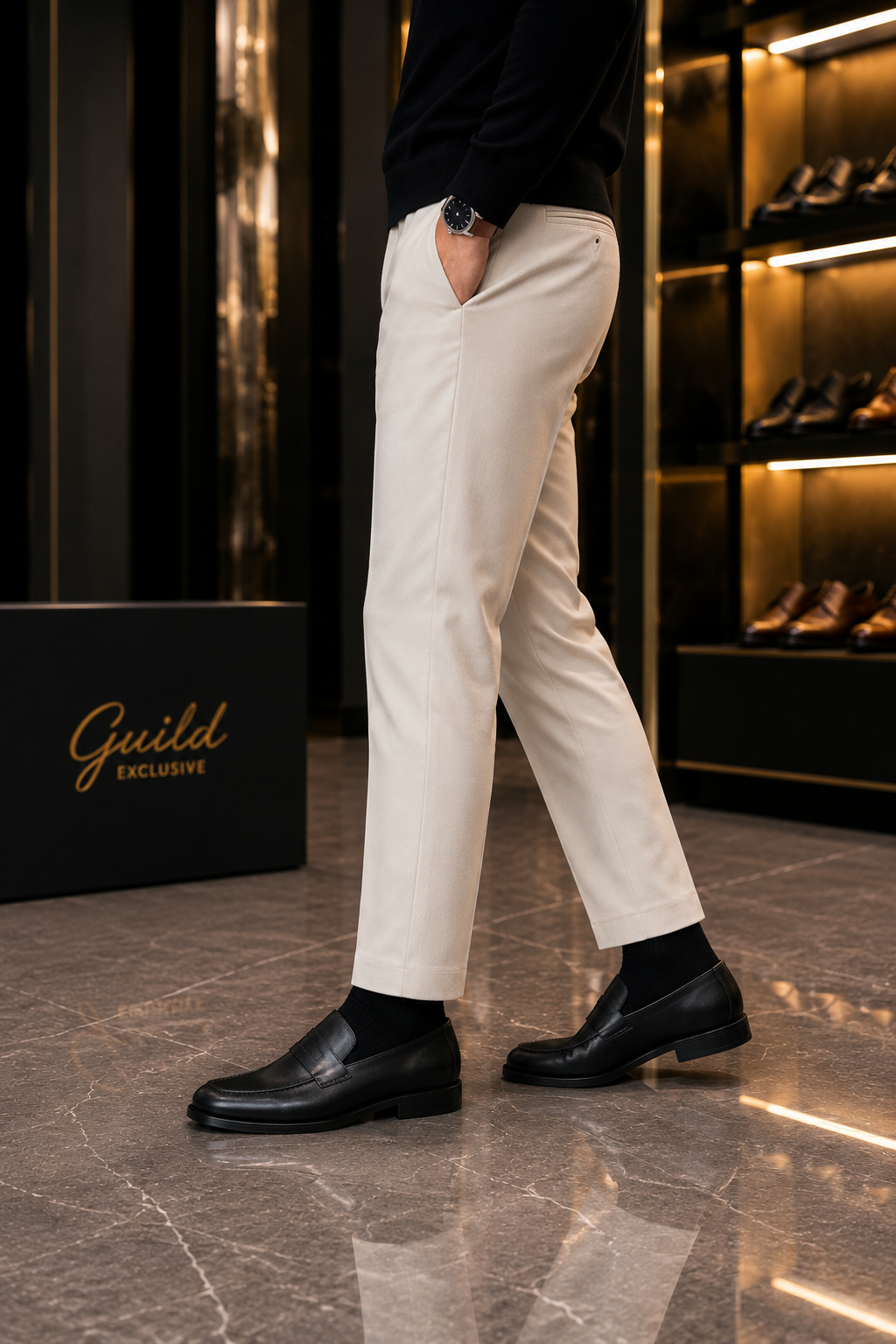 Schwarze Schuhe, 100% Leder