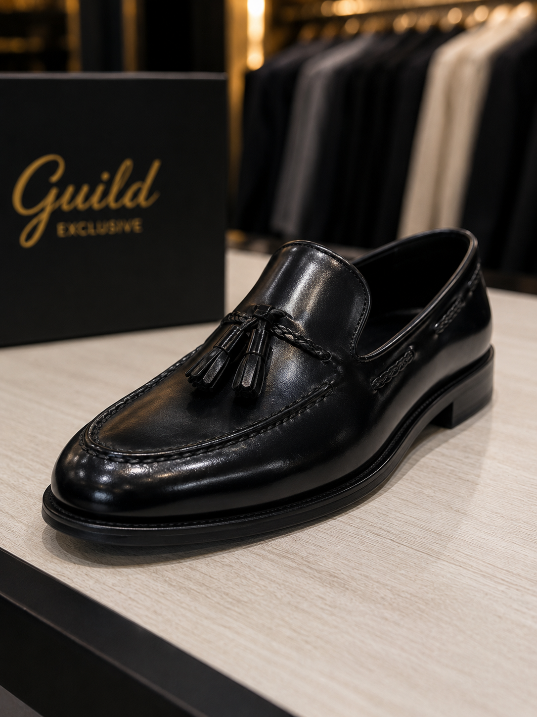 Schwarze Schuhe aus 100 % Leder