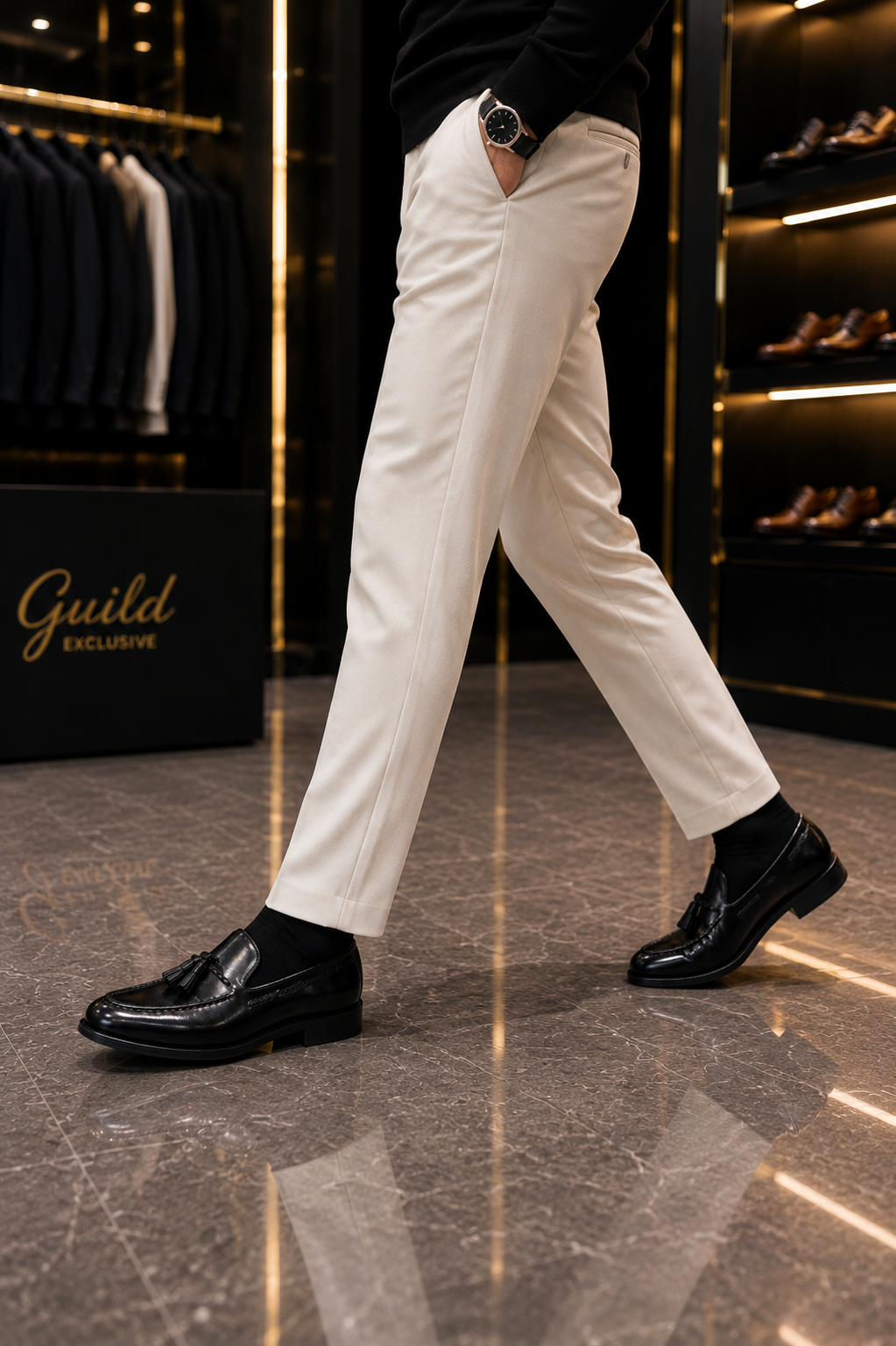 Schwarze Schuhe aus 100 % Leder