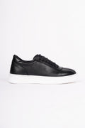 Guild 6204 Schwarze Sportschuhe aus 100 % Leder